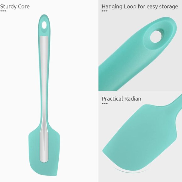 Heat Resistant Silicone Large Spatula: 600ºF High Heat Flexible 11.38in Silicon - Picture 6 of 8
